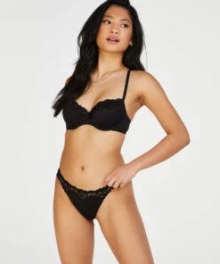 Vorgeformter Bügel-BH Secret Lace Mit Spitze - Schwarz -Angebote Bustier Store 100701 3 scaled