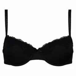 Vorgeformter Bügel-BH Secret Lace Mit Spitze - Schwarz -Angebote Bustier Store 100701 5 scaled