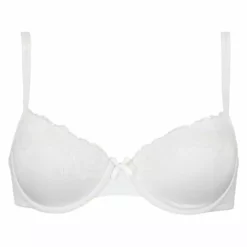 Vorgeformter Bügel-BH Secret Lace Mit Spitze - Weiß -Angebote Bustier Store 100702 5