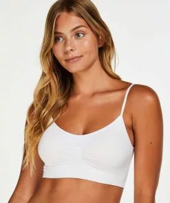 Strappy-Top, Seamless - Weiß