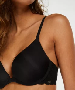 Vorgeformter Push-up-Bügel-BH Angie - Schwarz -Angebote Bustier Store 131091 2 scaled