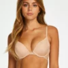 Vorgeformter Push-up-Bügel-BH Angie - Beige