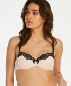 Vorgeformter Bügel-BH Secret Lace Mit Spitze - Rosa