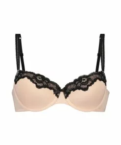 Vorgeformter Bügel-BH Secret Lace Mit Spitze - Rosa -Angebote Bustier Store 141195 5 scaled