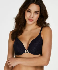 Vorgeformter Bügel-Push-up-BH Maya - Blau