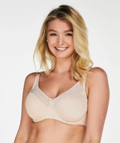 Unwattierter Minimizer-Bügel-BH Nina - Beige