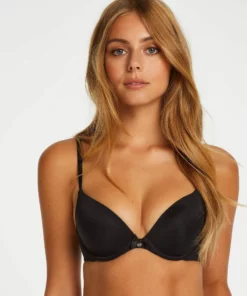 Vorgeformter Bügel-BH Plunge - Schwarz
