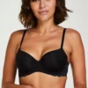 Vorgeformter Bügel-BH Angie Mit Spitze - Schwarz