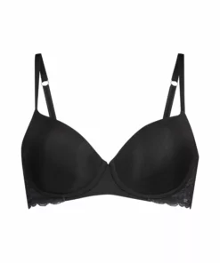 Vorgeformter Bügel-BH Angie Mit Spitze - Schwarz -Angebote Bustier Store 166942 5 scaled