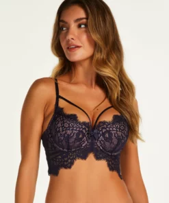 Vorgeformter Longline-Bügel-BH Marilee - Blau