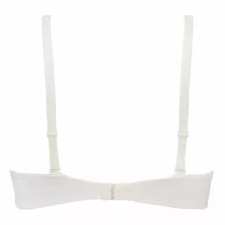 Nicht-vorgeformter Bügel-BH Satin Fleece - Weiß -Angebote Bustier Store 169213 6 scaled