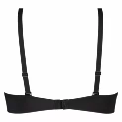 Nicht-vorgeformter Bügel-BH Satin Fleece - Schwarz -Angebote Bustier Store 169214 6 scaled