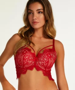 Vorgeformter Longline-Bügel-BH Marilee - Rot
