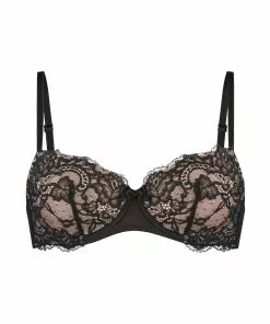 Vorgeformter Bügel-BH Teddy - Schwarz -Angebote Bustier Store 178633 5 scaled