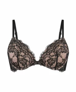 Vorgeformter Push-up-Bügel-BH Teddy - Schwarz -Angebote Bustier Store 178634 5 scaled