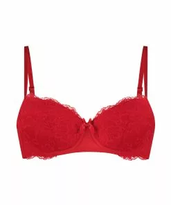Vorgeformter Bügel-BH Teddy - Rot -Angebote Bustier Store 178637 5 scaled