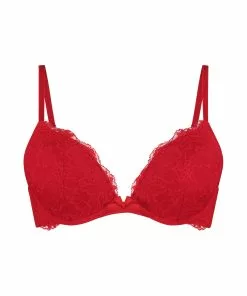 Vorgeformter Push-up-Bügel-BH Teddy - Rot -Angebote Bustier Store 178638 5 1 scaled