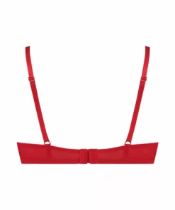 Vorgeformter Push-up-Bügel-BH Teddy - Rot -Angebote Bustier Store 178638 6 scaled