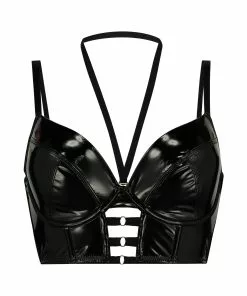 Vorgeformter Longline-Bügel-BH Seductress - Schwarz -Angebote Bustier Store 179731 5 scaled