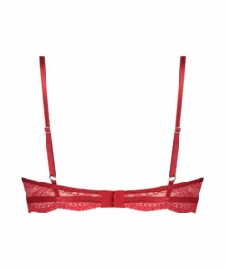 Unwattierter Bügel-BH Isabelle - Rot -Angebote Bustier Store 184807 6 scaled