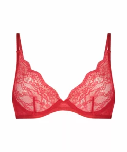 Unwattierter Bügel-BH Isabelle - Rot -Angebote Bustier Store 184808 5 scaled