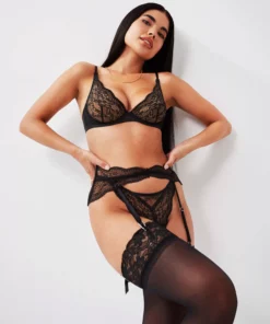 Unwattierter Bügel-BH Isabelle - Schwarz