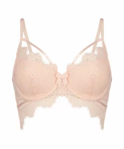 Vorgeformter Longline-Bügel-BH Marilee - Rosa -Angebote Bustier Store 195485 5 scaled