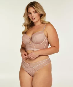 Vorgeformter Longline-Bügel-BH Malika - Rosa -Angebote Bustier Store 195491 12 scaled