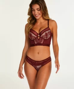 Vorgeformter Longline-Bügel-BH Malika - Rot -Angebote Bustier Store 195494 3 scaled