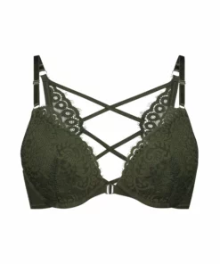 Vorgeformter Push-up-Bügel-BH Cardi - Grün -Angebote Bustier Store 195503 5 1 scaled