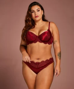 Vorgeformter Bügel-BH Hannako - Rot -Angebote Bustier Store 195505 12 scaled