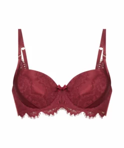Vorgeformter Bügel-BH Hannako - Rot -Angebote Bustier Store 195505 5 scaled