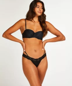 Vorgeformter Trägerloser Bügel-BH Jane - Schwarz -Angebote Bustier Store 196496 3 scaled