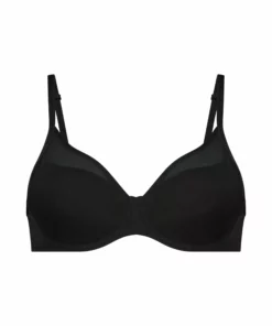 Vorgeformter Bügel-BH Mesh - Schwarz -Angebote Bustier Store 196879 5 scaled