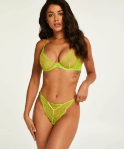 Unwattierter Bügel-BH Isabelle - Grün -Angebote Bustier Store 198701 3 scaled