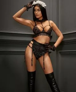 Bralette Ellen Maid - Schwarz -Angebote Bustier Store 199474 17 scaled