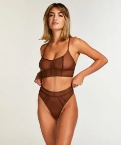 Longline Bralette Sexy Mesh - Braun 10 Longline Bralette Sexy Mesh - Braun -Angebote Bustier Store 199788 3 scaled