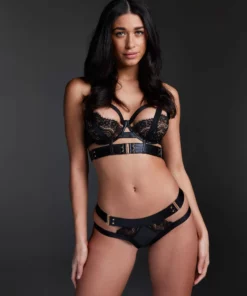 Unwattierter Longline-Bügel-BH Occult - Schwarz -Angebote Bustier Store 199851 3 scaled