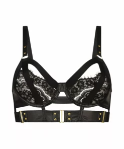 Unwattierter Longline-Bügel-BH Occult - Schwarz -Angebote Bustier Store 199851 5 scaled