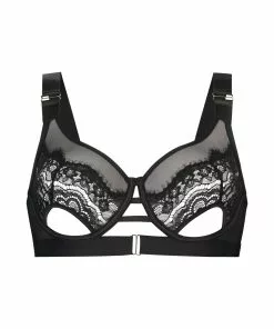 Unwattierter Bügel-BH Aurelia - Schwarz -Angebote Bustier Store 199874 5 scaled