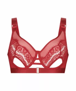 Unwattierter Bügel-BH Aurelia - Rot -Angebote Bustier Store 199876 5 scaled