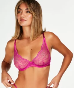 Unwattierter Bügel-BH Isabelle - Lila