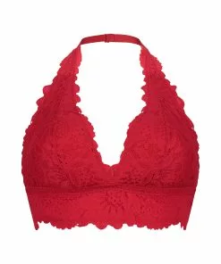 Neckholder-Bralette Shiloh - Rot -Angebote Bustier Store 200764 5 scaled
