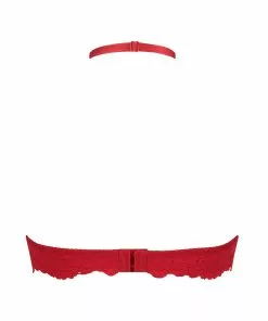 Neckholder-Bralette Shiloh - Rot -Angebote Bustier Store 200764 6 scaled