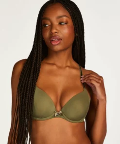 Vorgeformter Bügel-BH Plunge - Grün