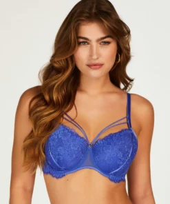 Wattierter Bügel-BH Lidia - Blau