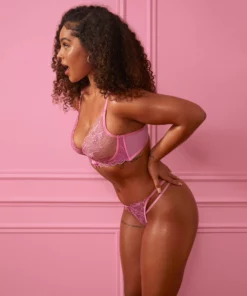 Unwattierter Bügel-BH Esme - Rosa