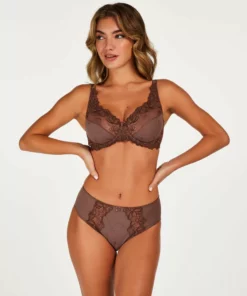 Unwattierter Bügel-BH Diva - Braun -Angebote Bustier Store 201188 3 scaled