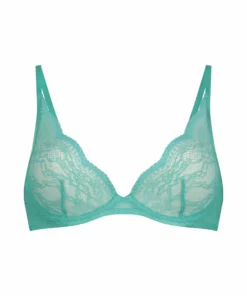 Unwattierter Bügel-BH Isabelle - Grün -Angebote Bustier Store 201216 5 scaled