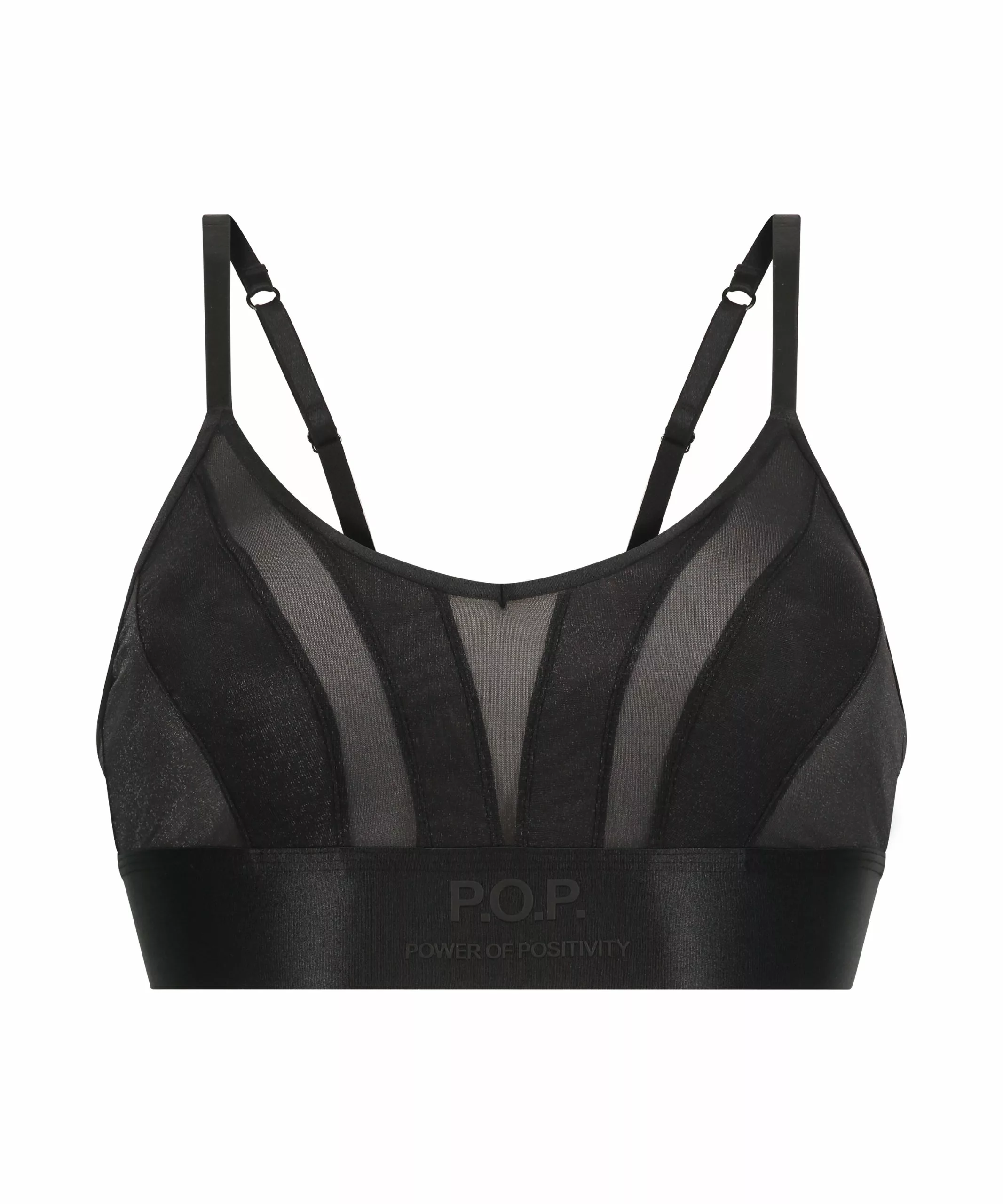 Mesh-Bralette Glossy - Schwarz 6 Mesh-Bralette Glossy - Schwarz – Bild 6